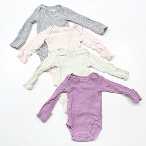 Carter's baby girls long sleeve bodysuits
